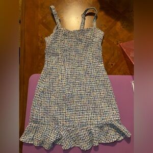 Tweed blue dress ⭐️✨